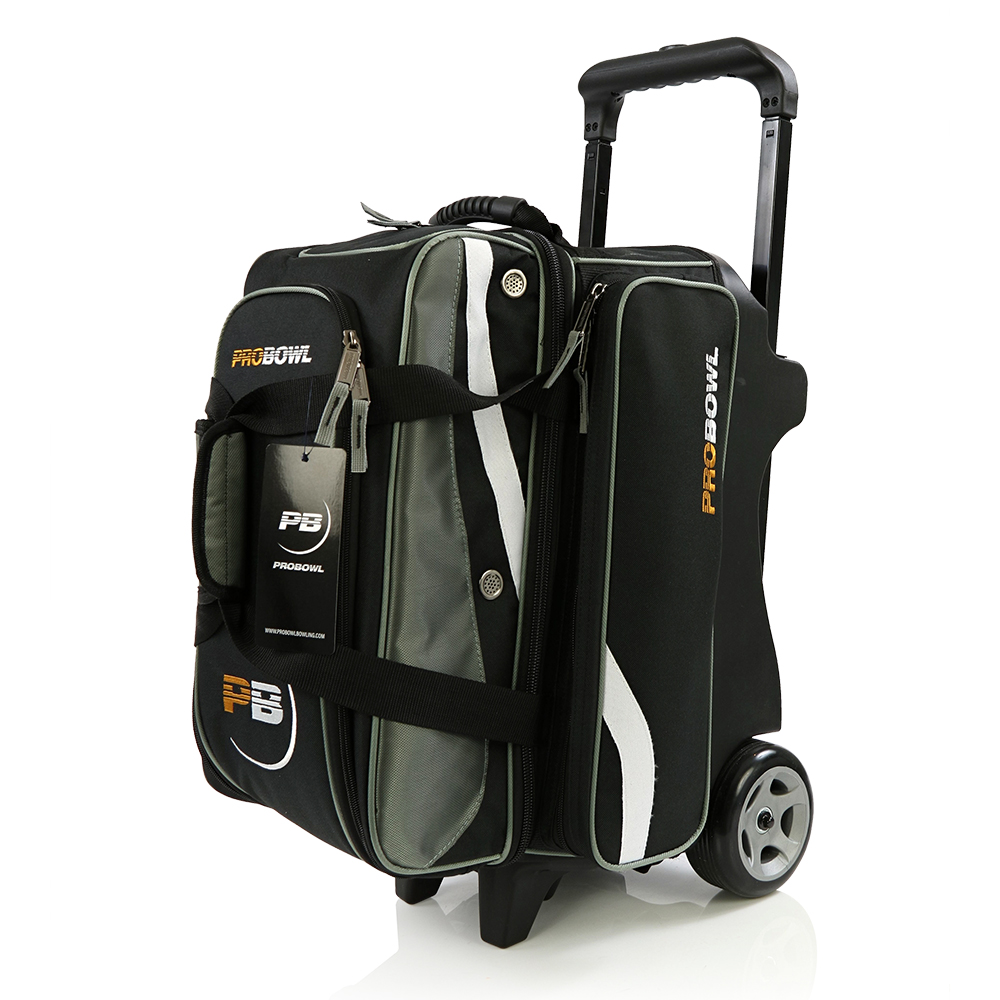 Storm Streamline 2 Ball Roller Bowling Bag- Black